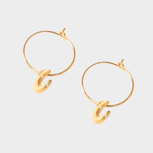 Boucle d'oreille Luna