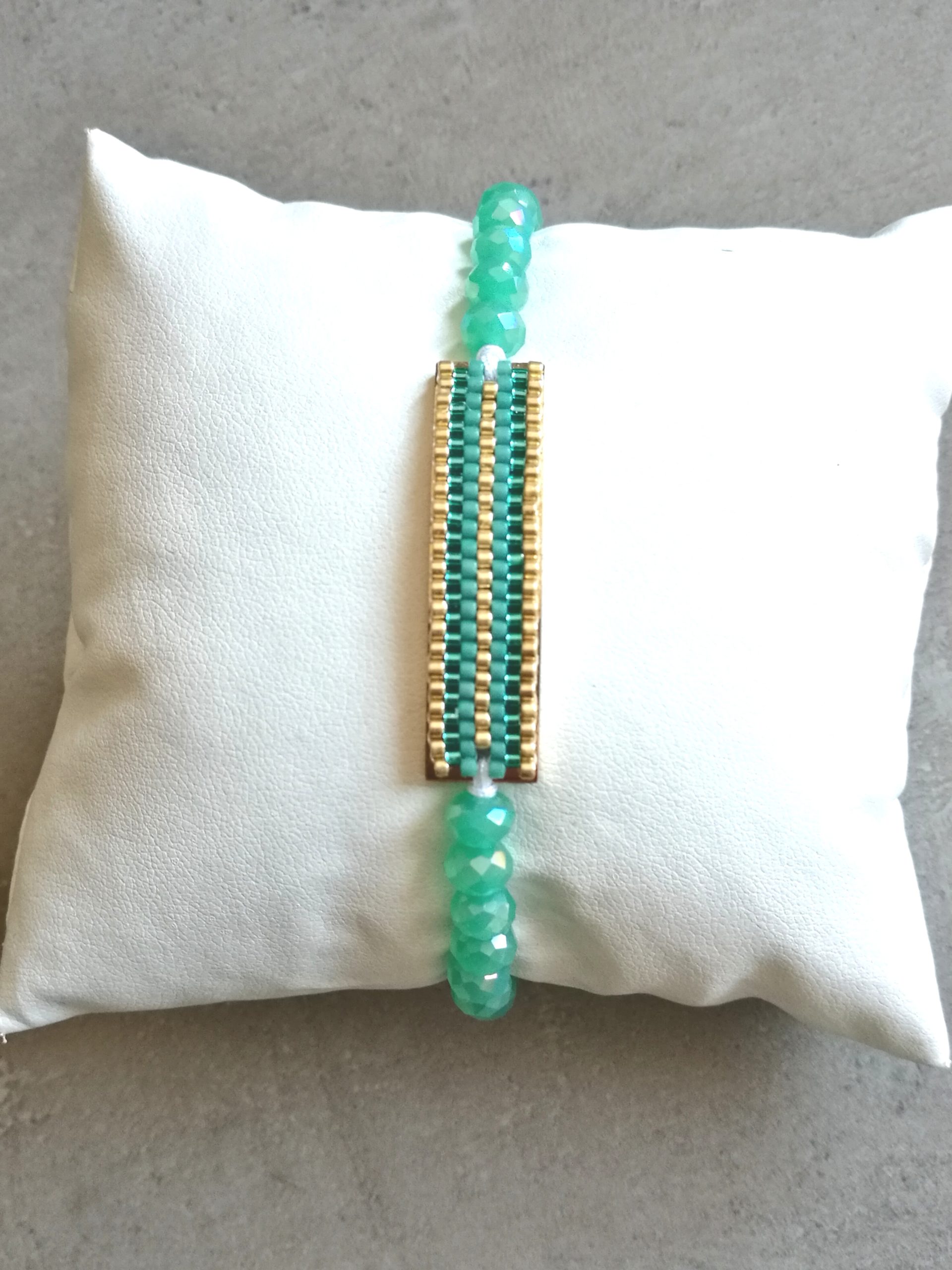 Bracelet menthe à l'eau 1