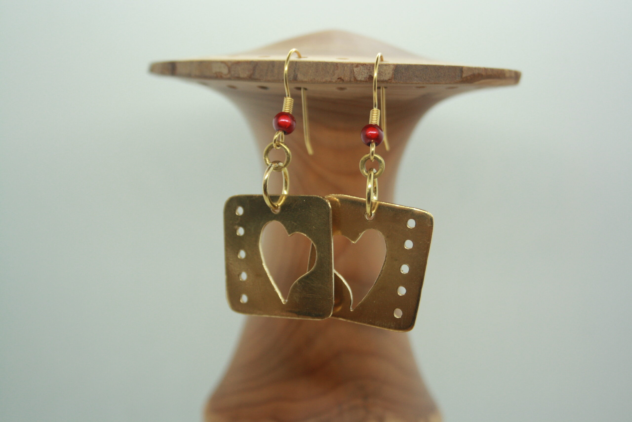 Boucles d'oreilles cœur. – Image 2