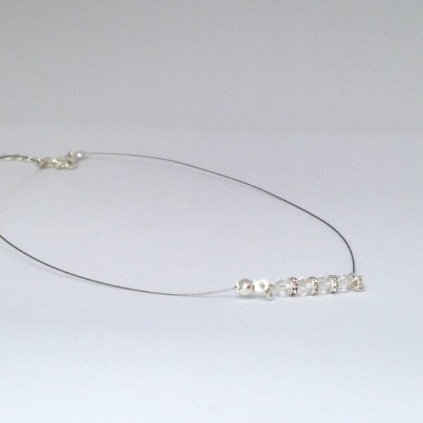 Collier RC transparent et brillant