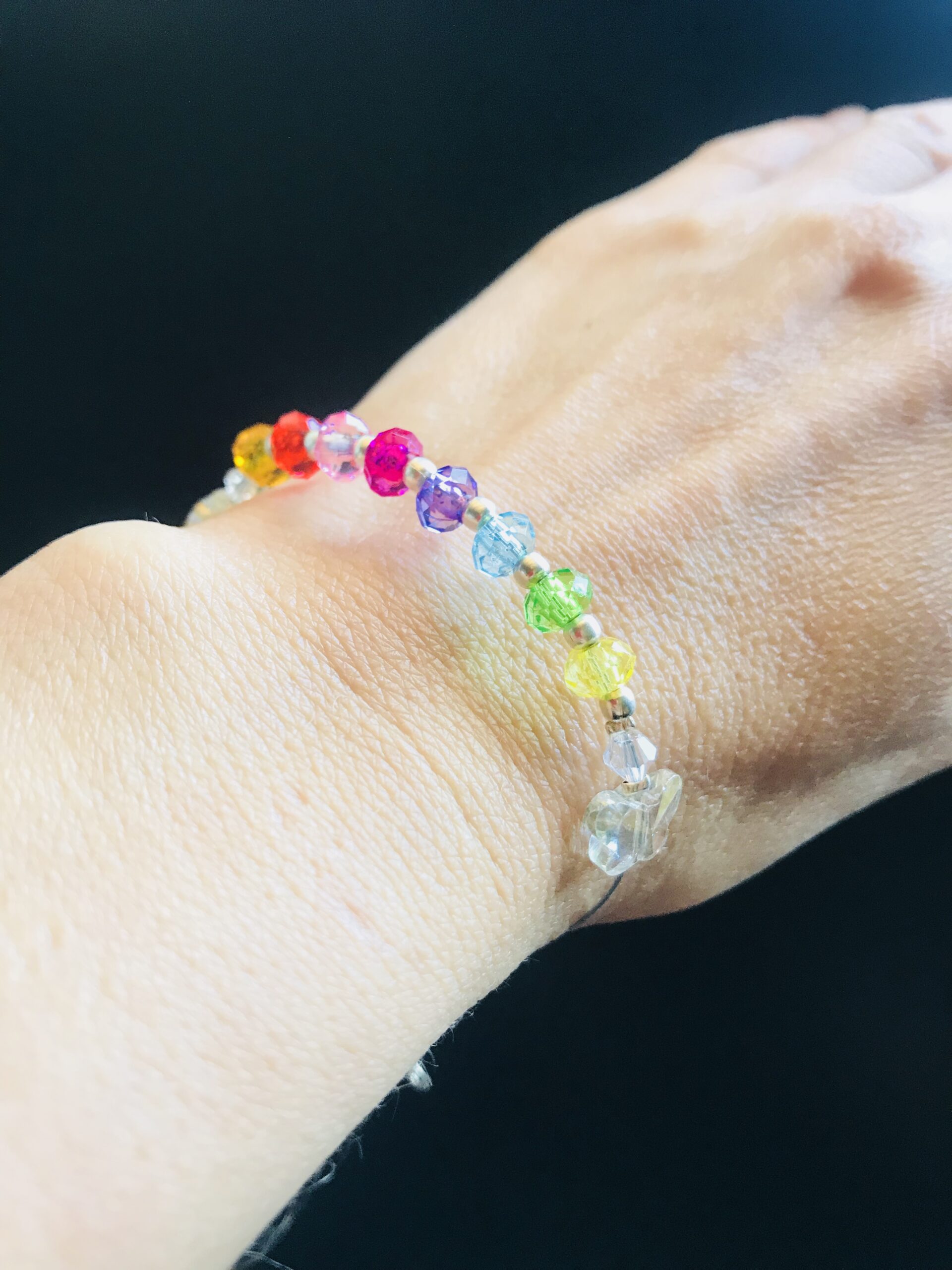 Bracelet enfant arc-en-ciel – Image 2