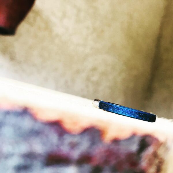 Bague « Sexiba » bleue nuit