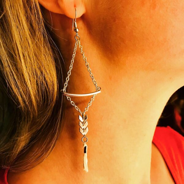 Boucles d’oreilles “Pompomdida”