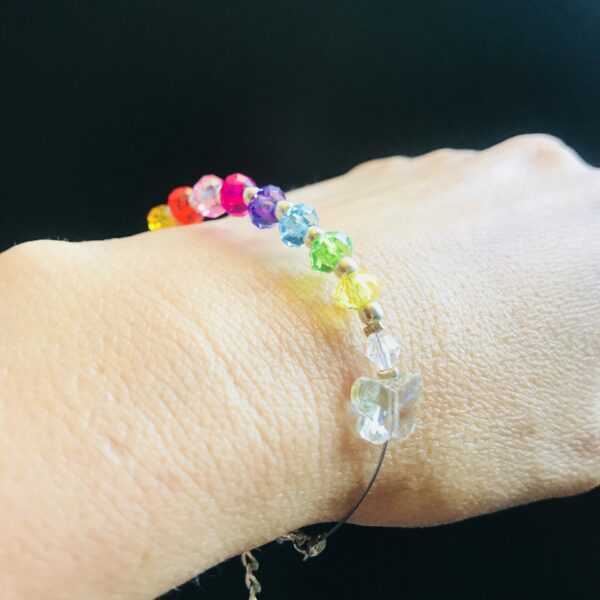 Bracelet enfant arc-en-ciel