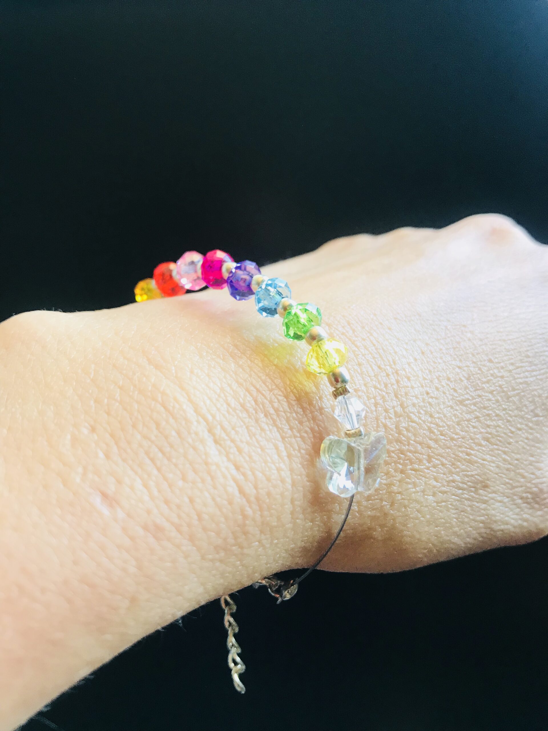 Bracelet enfant arc-en-ciel