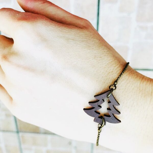Bracelet « Nature » - sapin marron