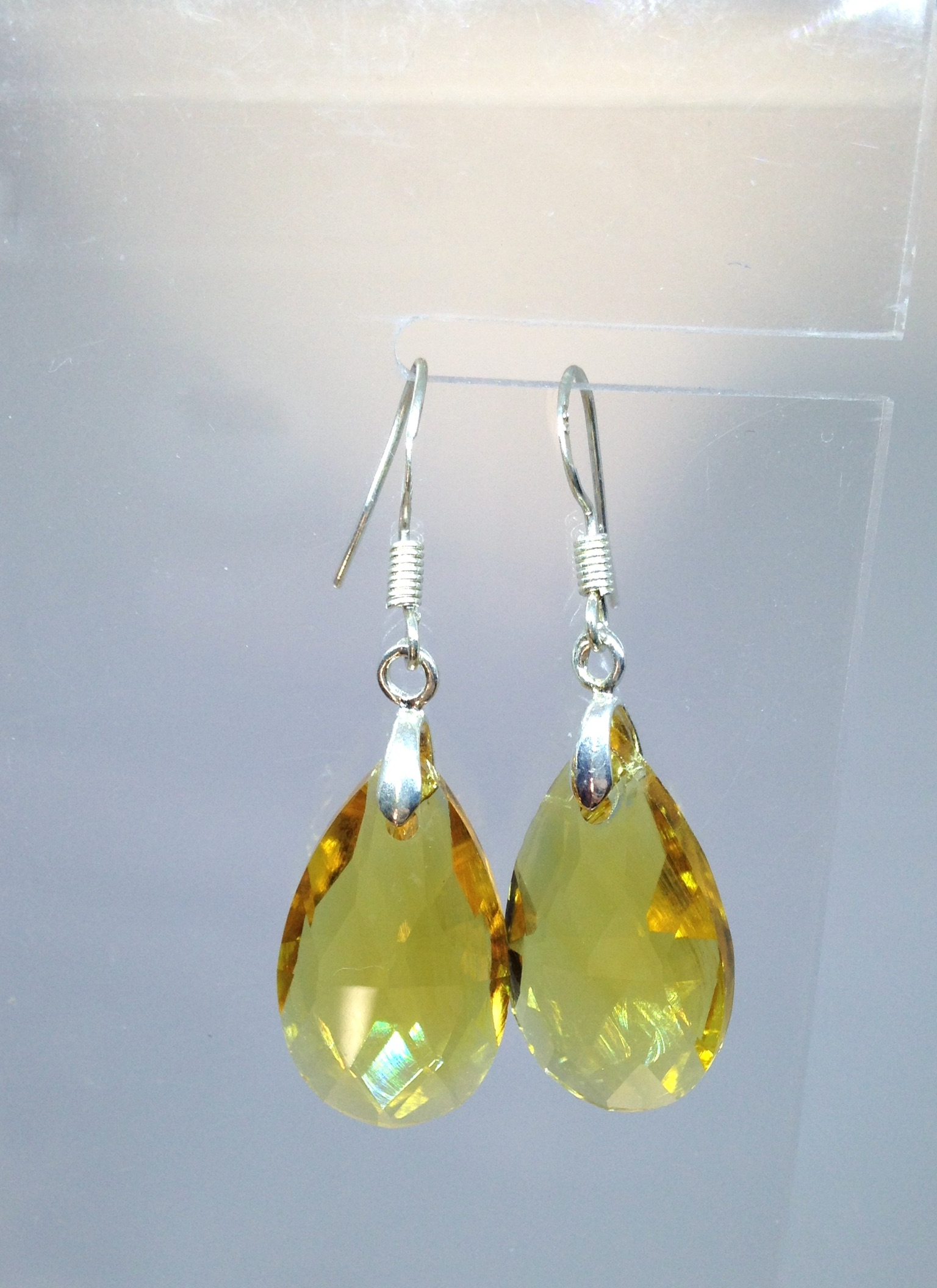 Boucles d'oreilles GG-jaune
