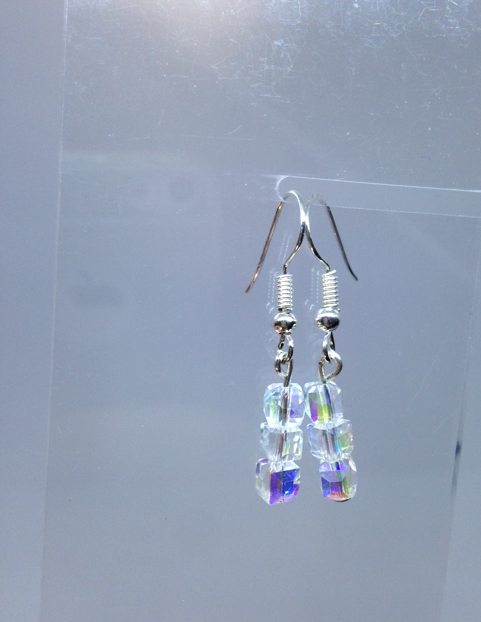 Boucles d'oreilles 3 cubes