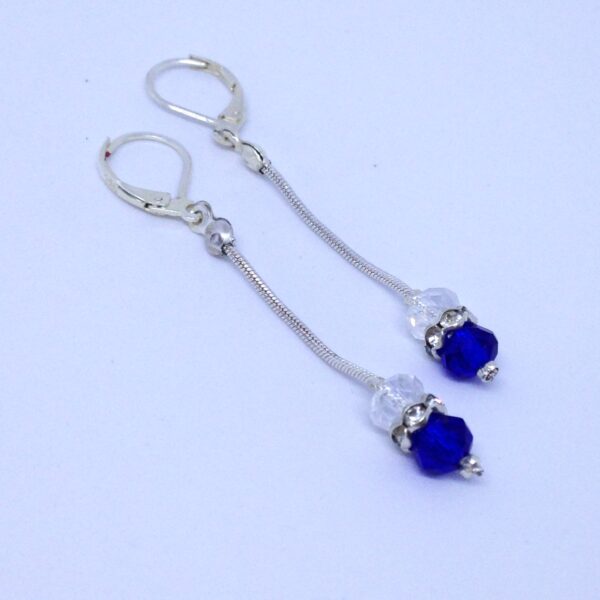 Boucles d'oreilles Bleu Royal