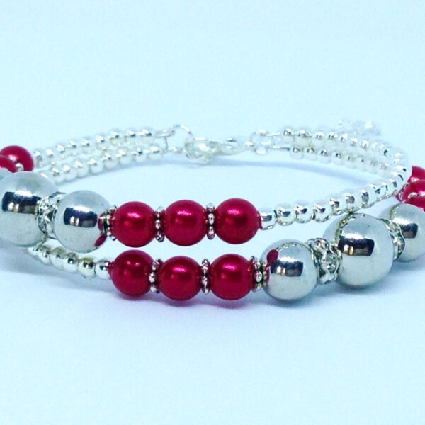 Bracelet double rouge