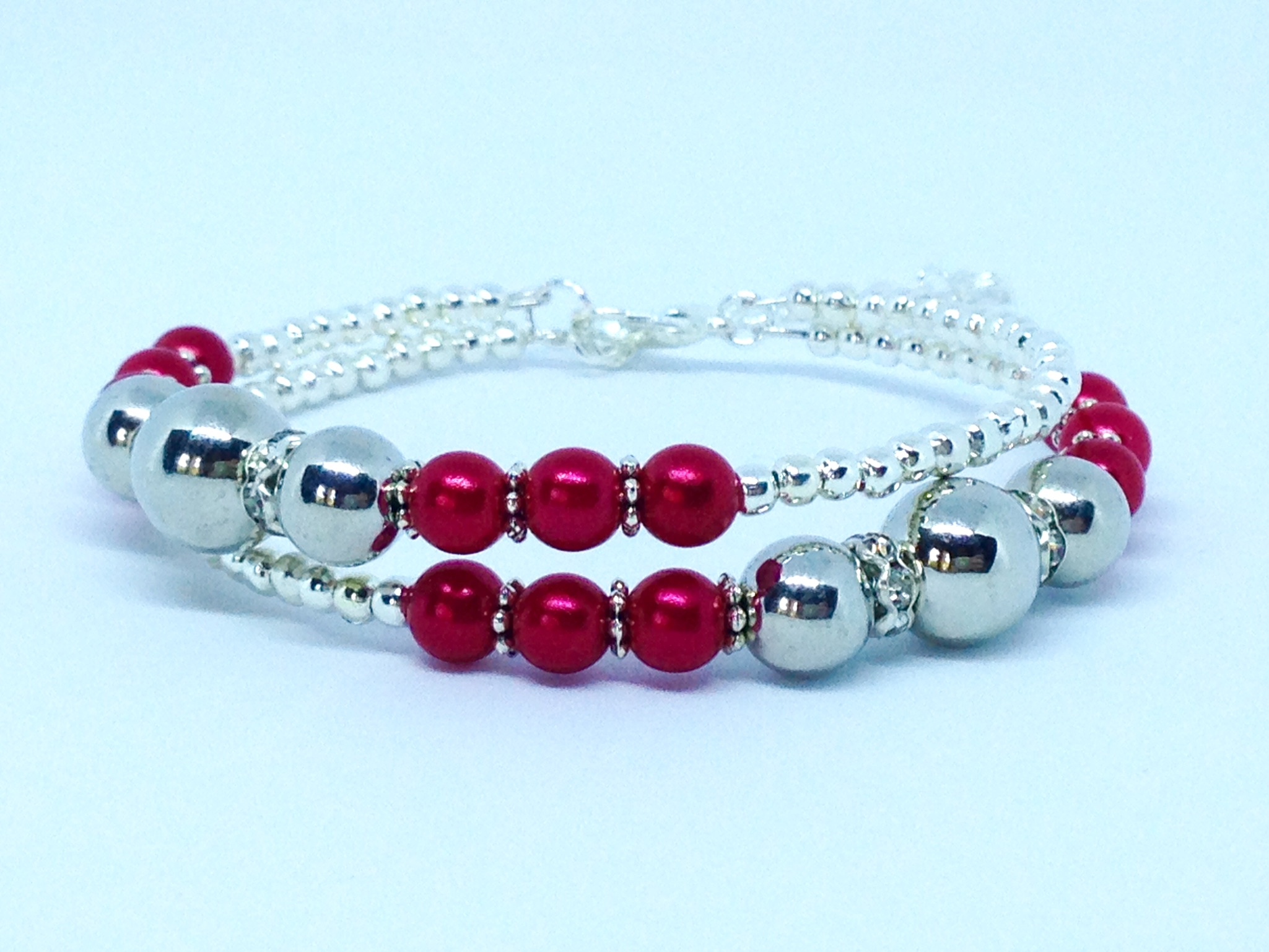 Bracelet double rouge