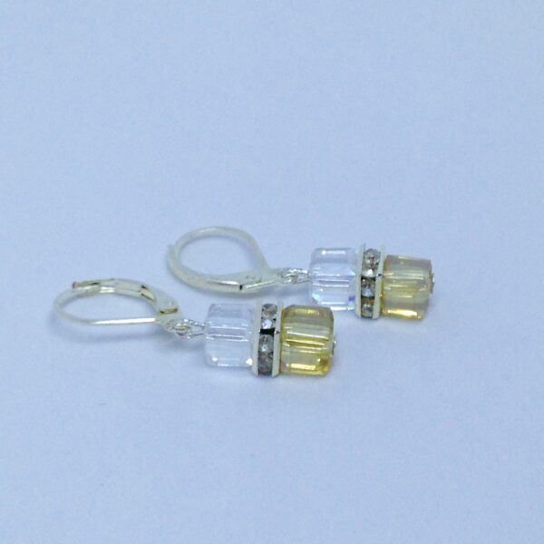 Boucles d'oreilles "jaune ensoleillé"