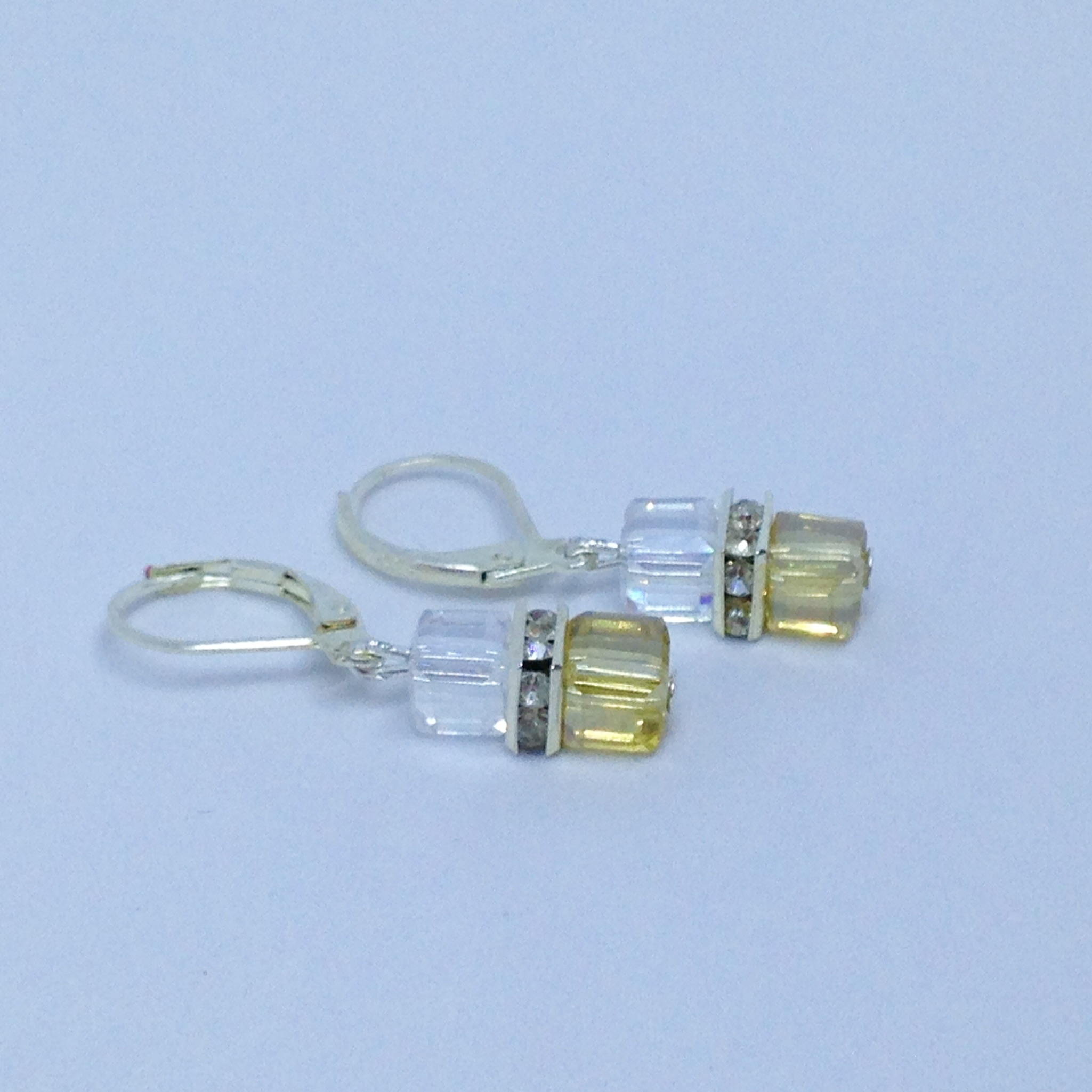Boucles d'oreilles "jaune ensoleillé"