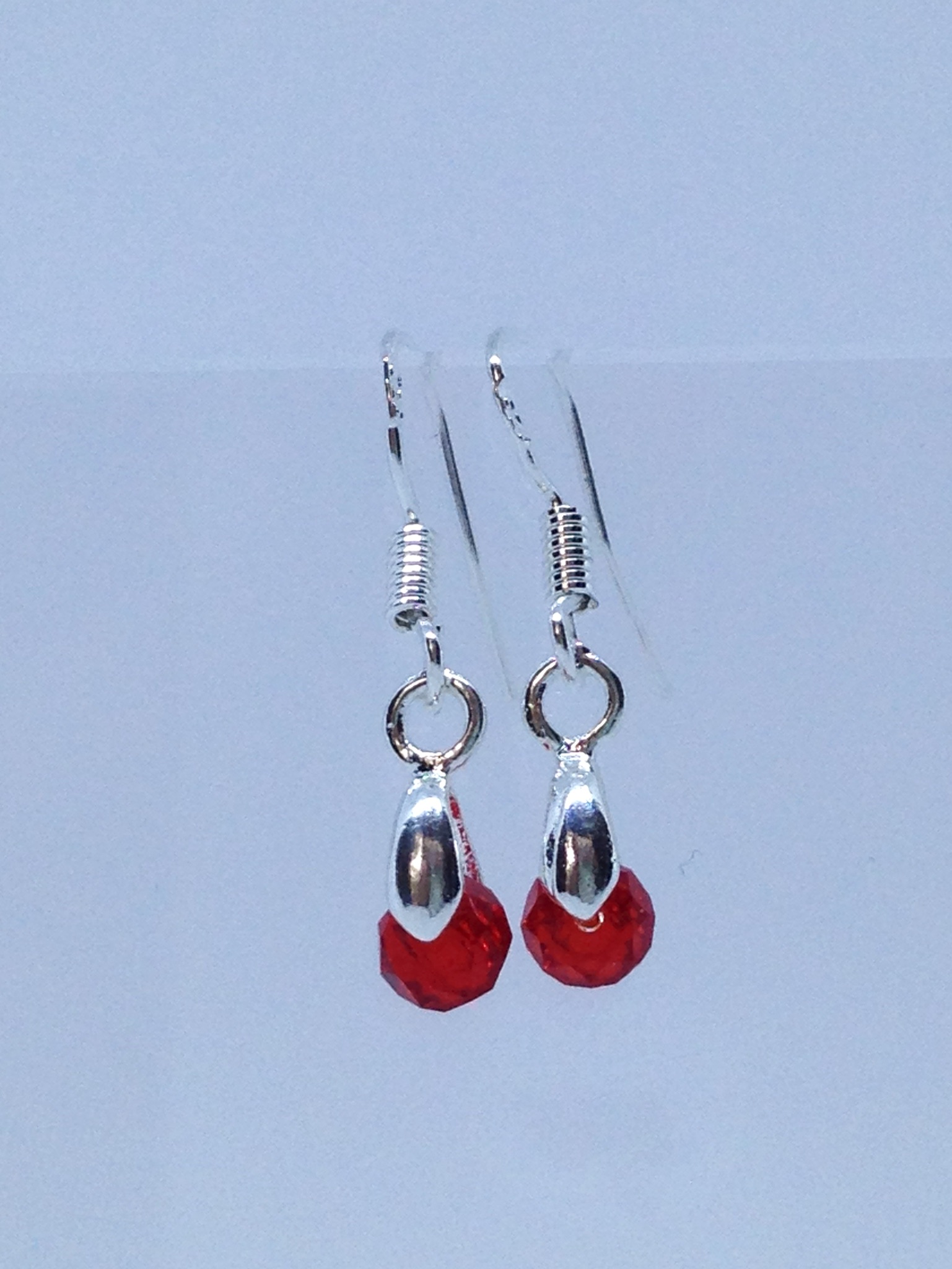 Boucles d'oreilles Fille Rouges