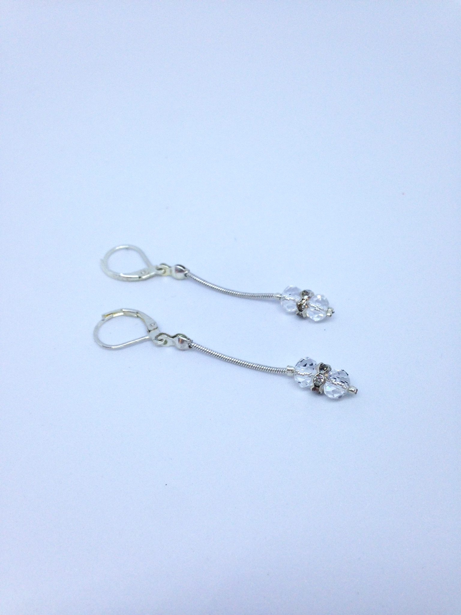 Boucles d'oreilles verre