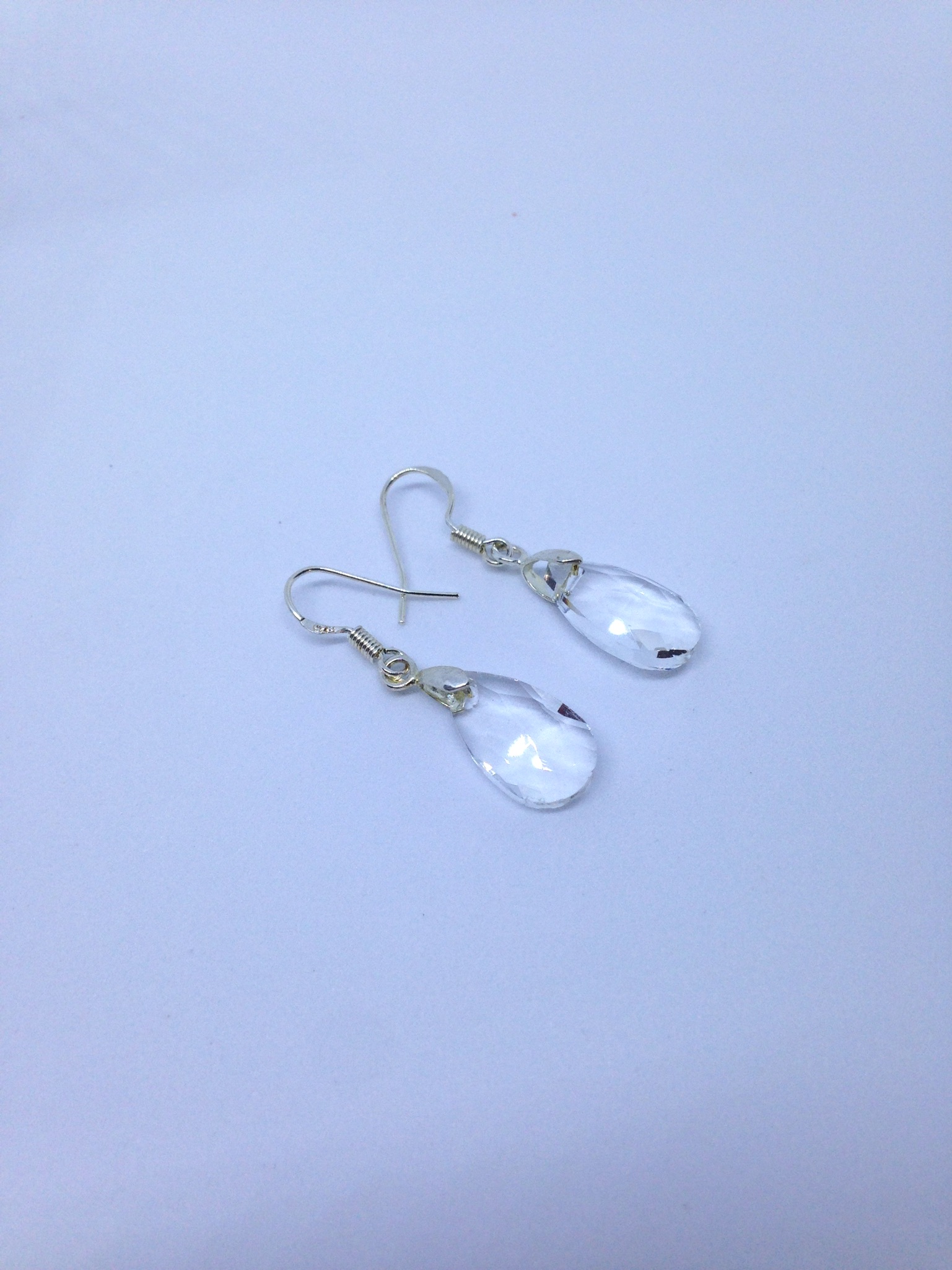 Boucles d'oreilles Larmes translucides