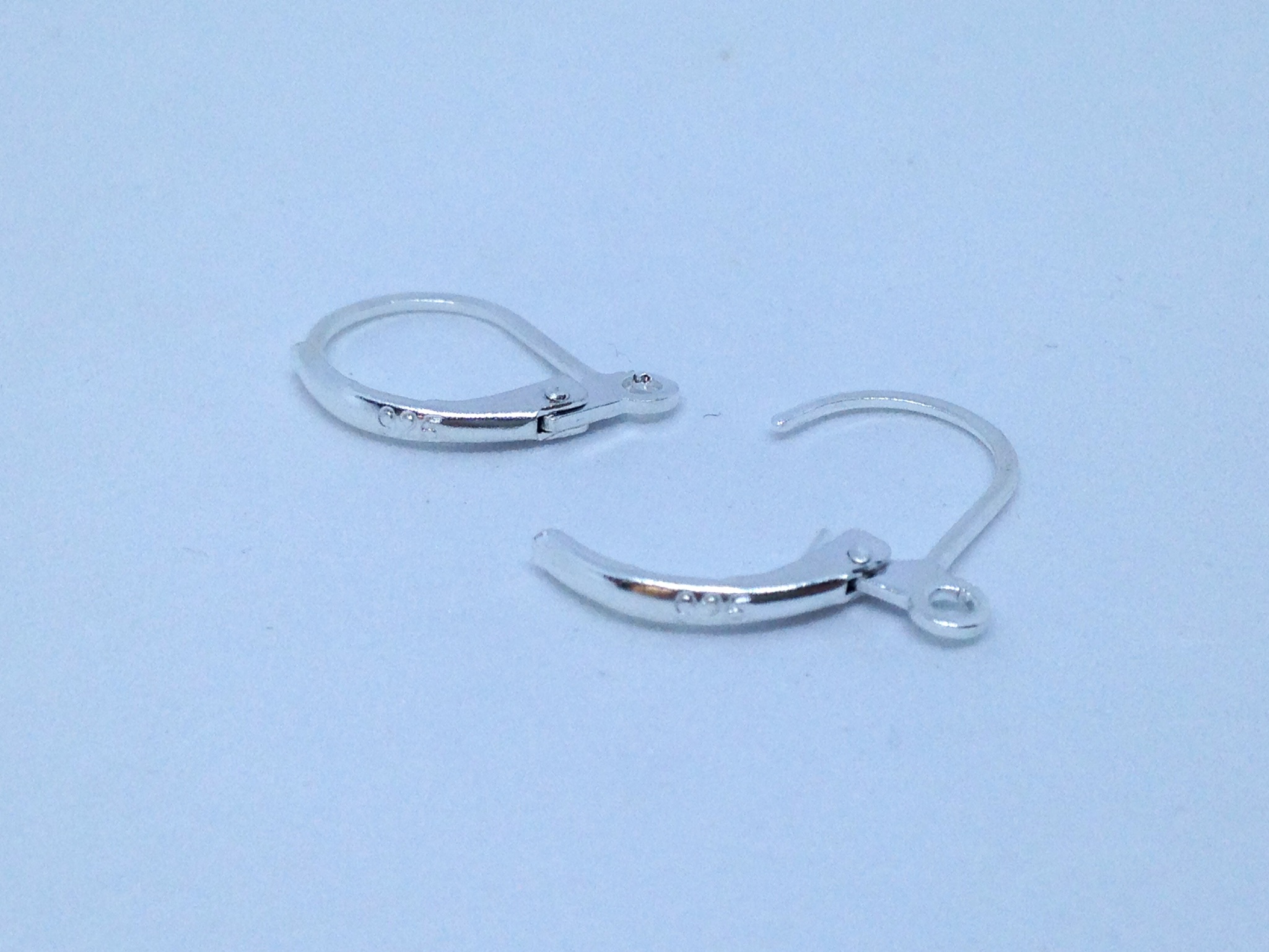 ATTACHES Sécurisées EN ARGENT (925 Sterling silver)