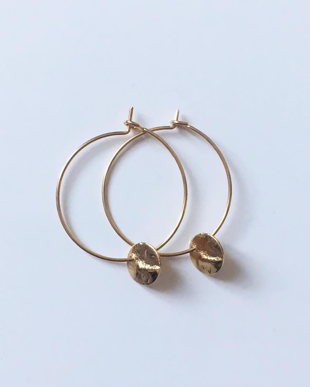 Boucle d'oreille pampille ronde