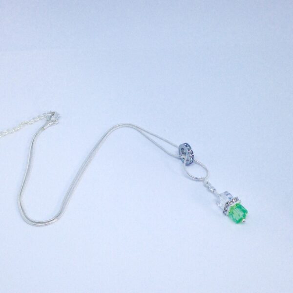 Collier escalade-vert lumineux